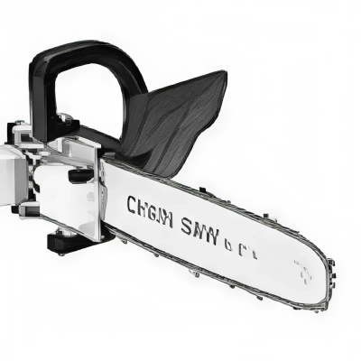 Picture of Electric Angle Grinder Chainsaw Adapter Chain & Bar Light Ash 
