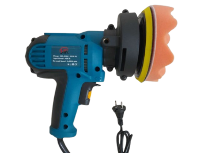 Picture of Car Polisher 5 Inches with Buffing Pad and Clothes (HR-SH43) Blue 