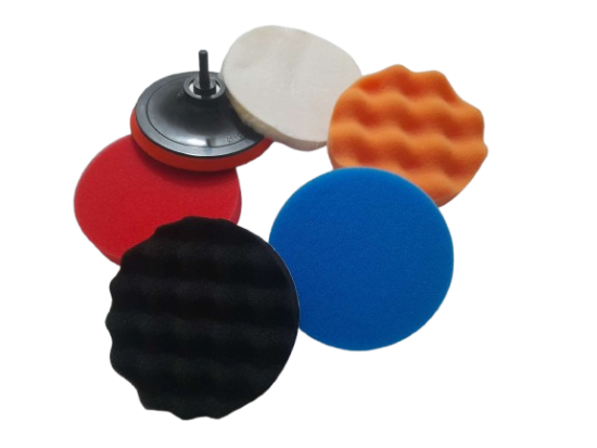 Picture of 5 Inch 7 pcs Polishing Foam Set With Buffing Pad Suitable for car Polisher  