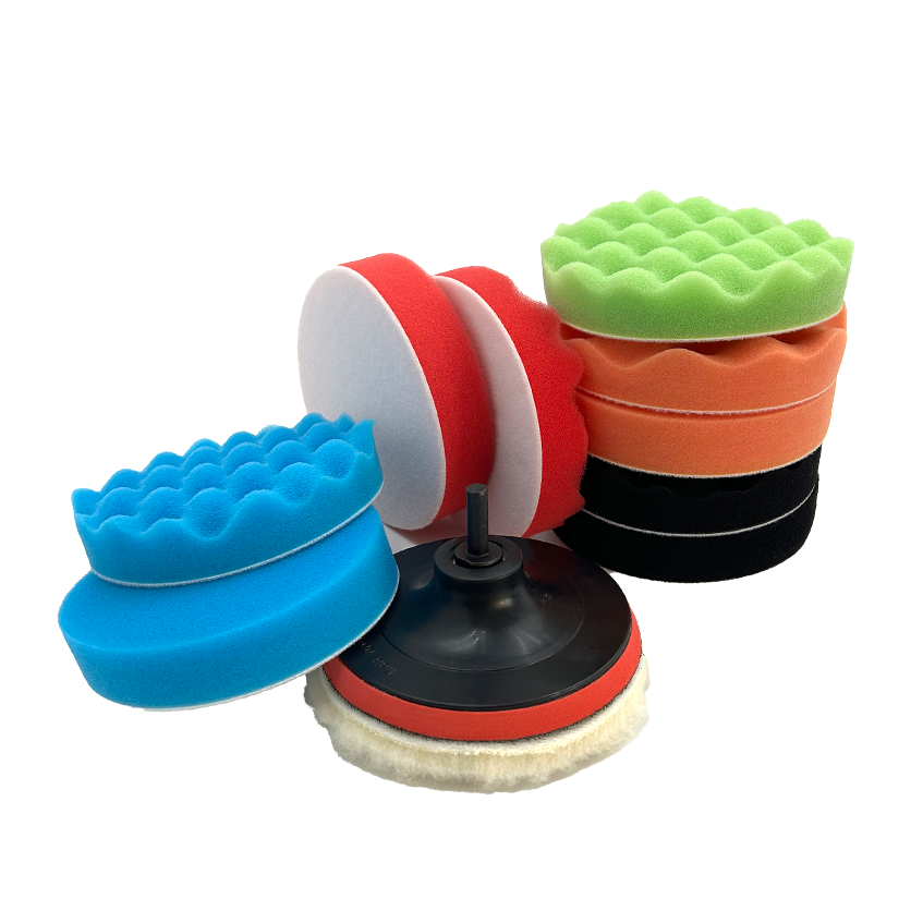 Picture of 5 Inch 12 pcs Polishing Foam Set With Buffing Pad Suitable for car Polisher  