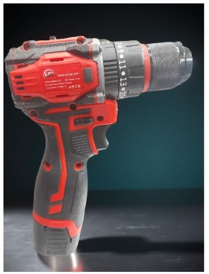 Picture of 12 Volt Brushless Cordless Drill, Stand alone charger, 2 pcs 12V Lithium-Ion  