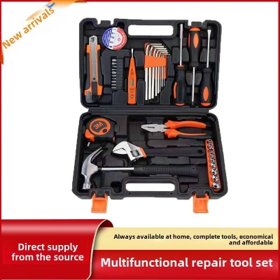 Picture of Multi-Functional Handy Toolbox for Household Use/Hand Tools Set - 38 Piece / High Quality 38 piece hand Tools set Yellow 