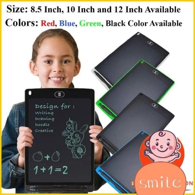 Picture of Kids 8.5 Inches Writing Tablet Graffiti Board Portable LCD Drawing Board Handwriting Pad Saving 100,000 Pieces Paper - Black
