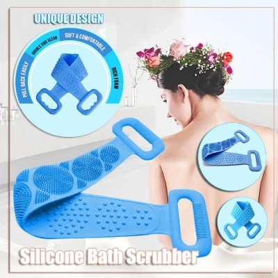 Picture of Silicone Bath Body Brush, Shower Massager/Exfoliating Back Scrubber for Shower/Back Scratchier/Body Skin Scrubber Deep Clean-Asia express - Multicolor