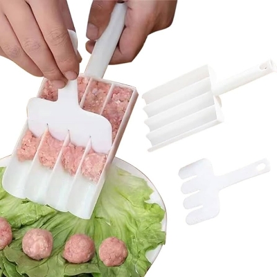 Picture of 1Pc Plastic Meatball Maker Set Fried Fish Beaf Meat Making Balls Mold Spoon Meat Tools Kitchen Gadgets Cooking Asia Express Bd - Multicolor