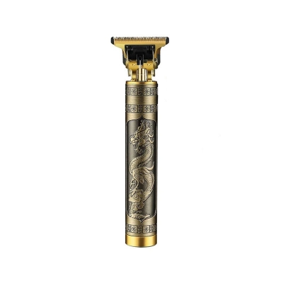 Picture of T9 Electric Hair Clipper Trimmer Hairdresser Aluminum Alloy Oil Shaving Head Electric Pusher Carving USB Hair Cutting Machine - Trimmer,asiaexpress - Gold