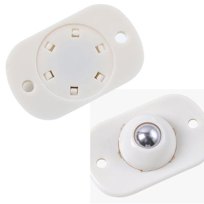 Picture of 4 Pcs Professional Furniture Transport Lifter tool Set,Mini Swivel 360° Rotatable Caster_Wheels Self Adhesive Universal Wheels Boxes Small Furniture 4 Pcs - Off White
