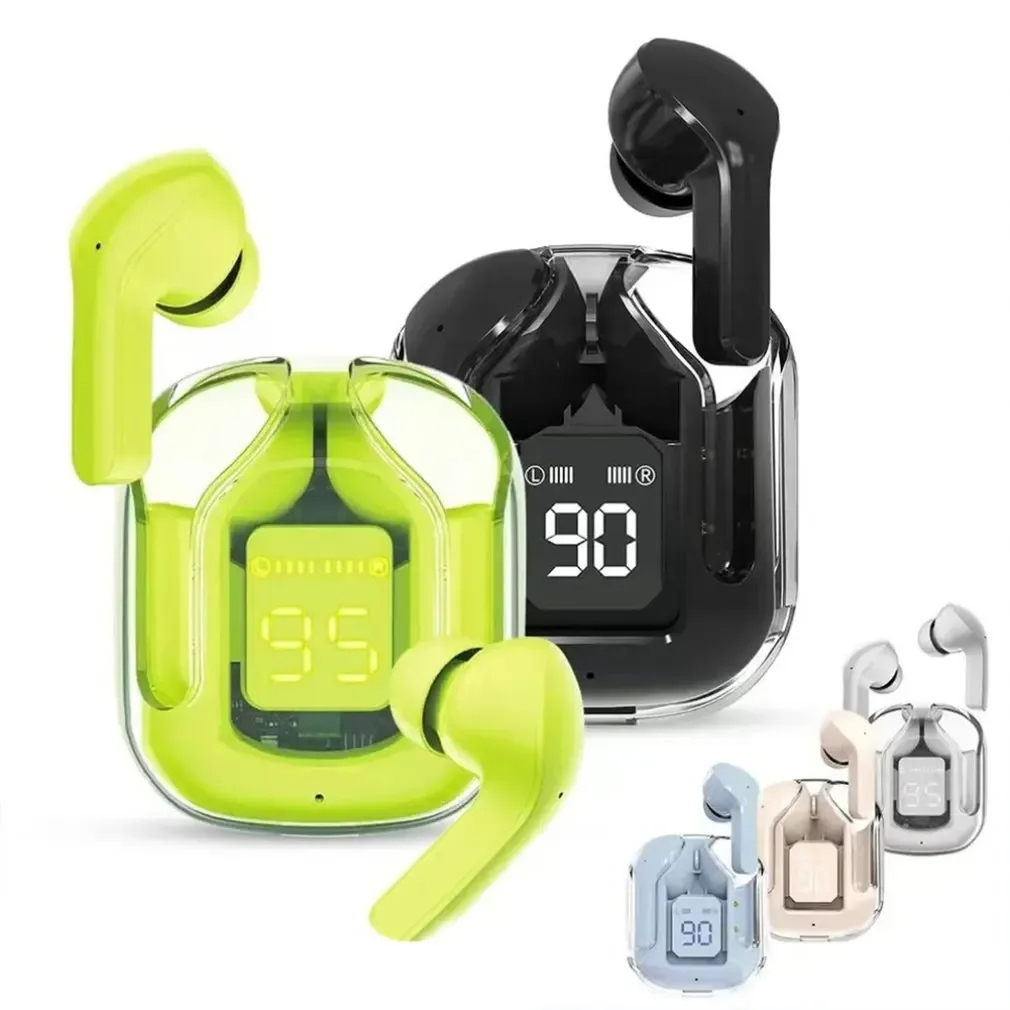 Picture of BT30 ENC Noise Canceling Wireless Bluetooth Earbuds HiFi Stereo Headphones with Digital Display Charging Case asiaexpress - Multicolor