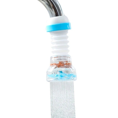 Picture of 360 Rotation Kitchen Sink Faucet Extender Spouts Sprayers Shower Tap Water Purifier Nozzle Purifier Bubbler Water Saving Filter-The asia express - Multicolor