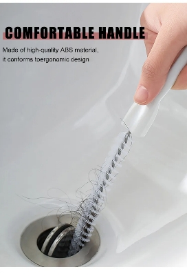 Picture of 45cm Pipe Dredging Brush Bathroom Hair Sewer Sink Cleaning Brush Drain Cleaner Flexible Cleaner Clog Plug Hole Remover Tool-The Asia Express