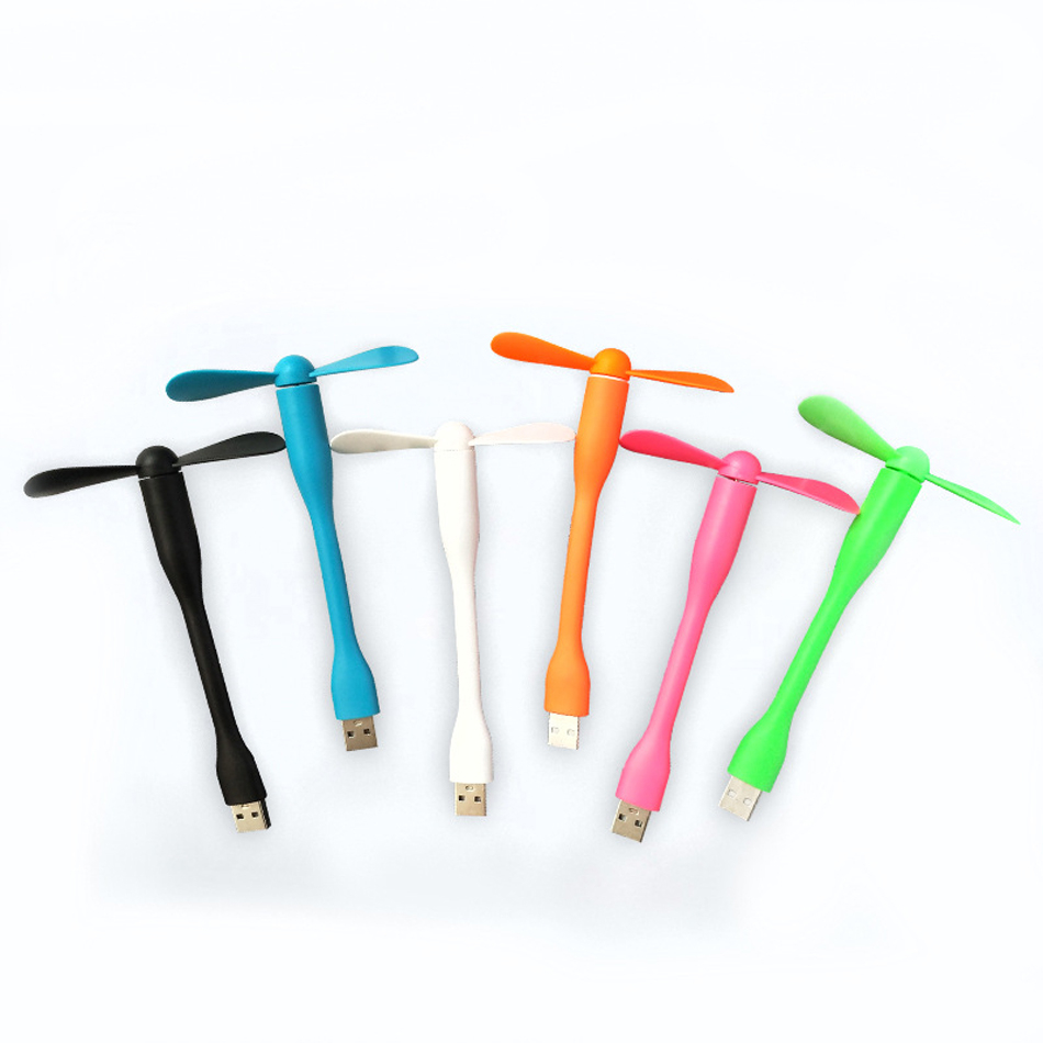 Picture of USB Fan Flexible Portable Mini Fan for Power Bank and Laptop Smartphone Handheld Cooling Fan Ideas Gadget - Multicolor