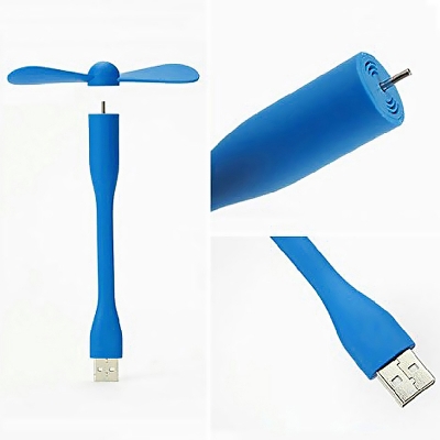 Picture of USB Fan Flexible Portable Mini Fan for Power Bank and Laptop Smartphone Handheld Cooling Fan Ideas Gadget - Multicolor