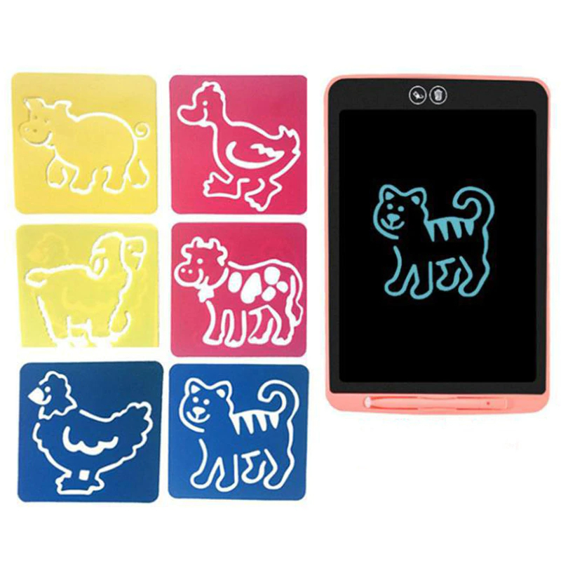 Picture of 12 Inch LCD Writing Tablet Drawing Board Kids Graffiti Sketchpad Toys Handwriting Blackboard Magic Drawing Boards Toy Gift-The Asia Express - Black