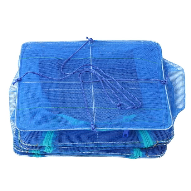 Picture of Foldable 4 Layers Food Drying Net  Rack Hanging Vegetable,Fish, Dishes Dryer Net dryer case 35 X 35 X 65cm PE Hanger food drying case - Blue