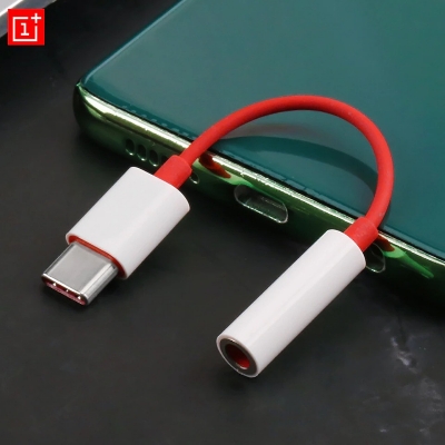 Picture of Oneplus Usb Type C To 3 5 mm Headphone Jack Adapter Audio Aux Cable Phone Accessories - White