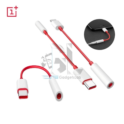 Picture of Oneplus Usb Type C To 3 5 mm Headphone Jack Adapter Audio Aux Cable Phone Accessories - White