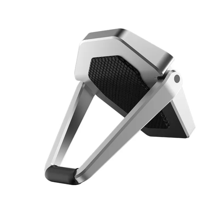 Picture of Metal Foldable Laptop Stand Universal Non-slip Bracket Support for Macbook Pro Air Lenovo Notebook Laptops Mount Holder Feets - Silver