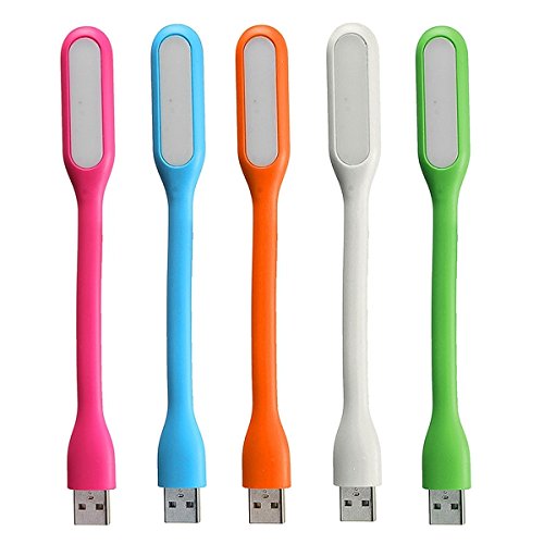 Picture of Mini Portable 5V 1.2W Super Bright Book Light Cheap Flexible Lamp For Laptop Bank For Power PC Computer Laptop Night Lighting-The Asia Express - Multicolor