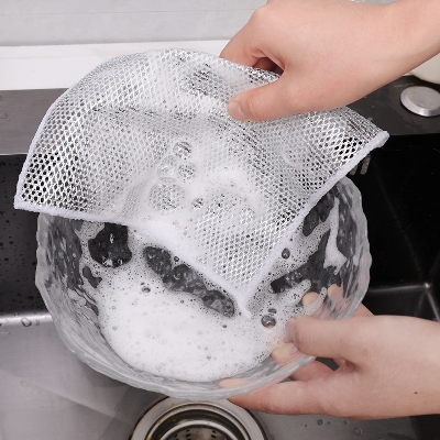 Picture of 3/5/10Pcs Magic Cleaning Cloth Kitchen Dishwashing Towel Metal Steel Wire Cleaning Rag For Dish Pot Cleaning Tools-The Asia Express-Dish Cloth & Towels