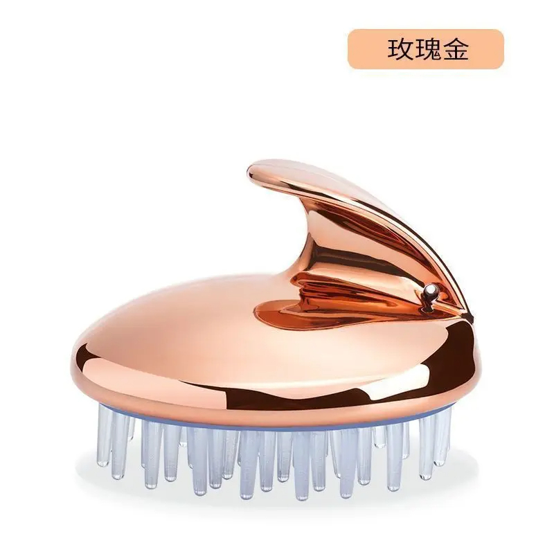 Picture of Silicone shampoo brush and massager comb for hair care asia express - Multicolor