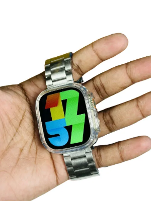 Picture of High performance Y80 8 straps with cover 8 in 1 combo smartwatch series 8 9 BT calling pedometer, heart rate monitoring, steps counter Smart Watch - Multicolor