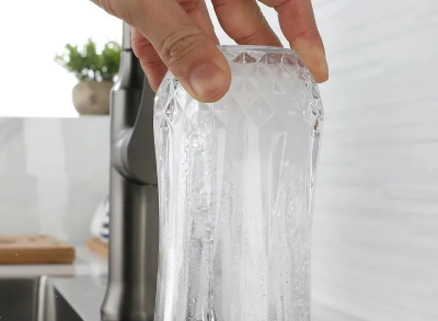 Picture of Automatic High Pressure Glass Cup Washer Kitchen Sink Rinser Machine Household Bar Beer Milk Bottle Tea Cup Cleaning Tool - Black