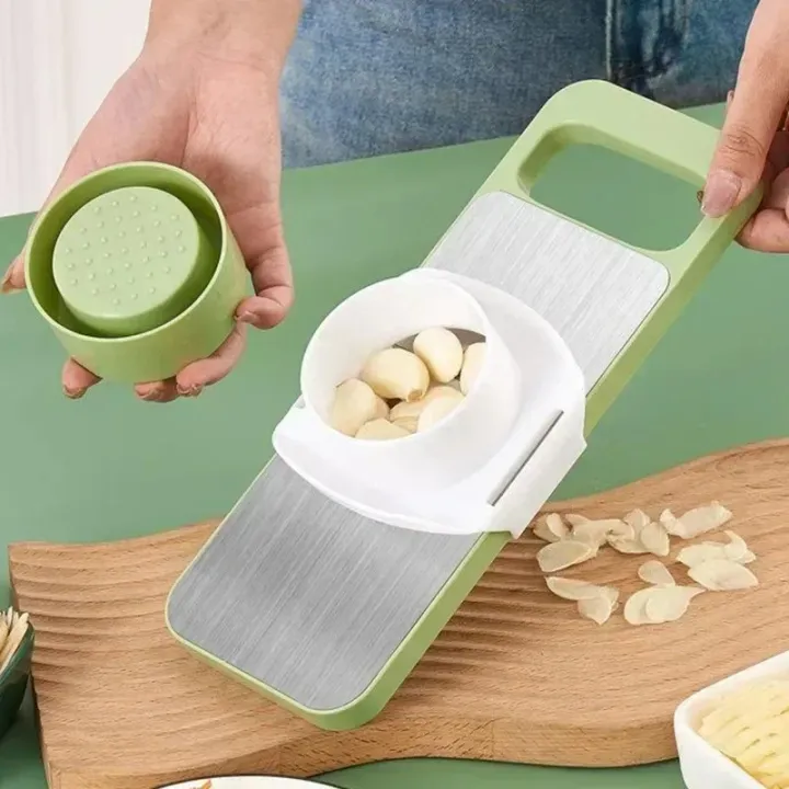 Picture of Kitchen Manual Vegetable Slicer Stainless Steel Vegetable Slicer Shredder Cutter Potato Shredders Garlic Carrot Grater Chopper-The Asia Express - Multicolor