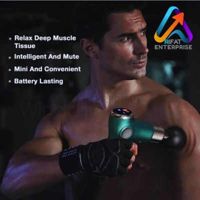 Picture of Body massage gun,Electric Vibration Body muscle massager Fascial Gun & Recovery device,fascia,body massage machine,Facial Body Massage Gun-The Asia Express - Multicolor