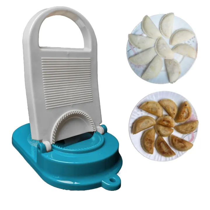 Picture of Big size updated pitha maker,2 in 1 dumping maker ,Mold Machine Kitchen Dumpling Making Tool Dough Skin Artifact Pressing Molder Wrapper Presser_Asia Express - Multicolor