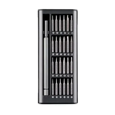 Picture of 24 in 1 Multifunctional Screwdriver Tool Set For Mobile Phone, Computer, Electronic Product repair, Camera Maintenance and Disassembly_The Asia Express - Black