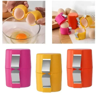 Picture of Egg Beater Opener Egg Shell Separation Tools Egg Cracker Portable Eggshell Opener Kitchen Baking Tools Kitchen Gadget_The Asia Expresss - Multicolor
