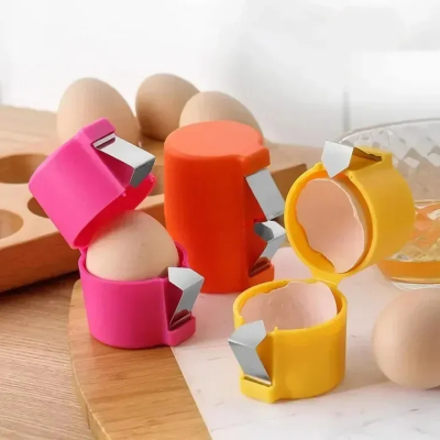 Picture of Egg Beater Opener Egg Shell Separation Tools Egg Cracker Portable Eggshell Opener Kitchen Baking Tools Kitchen Gadget_The Asia Expresss - Multicolor