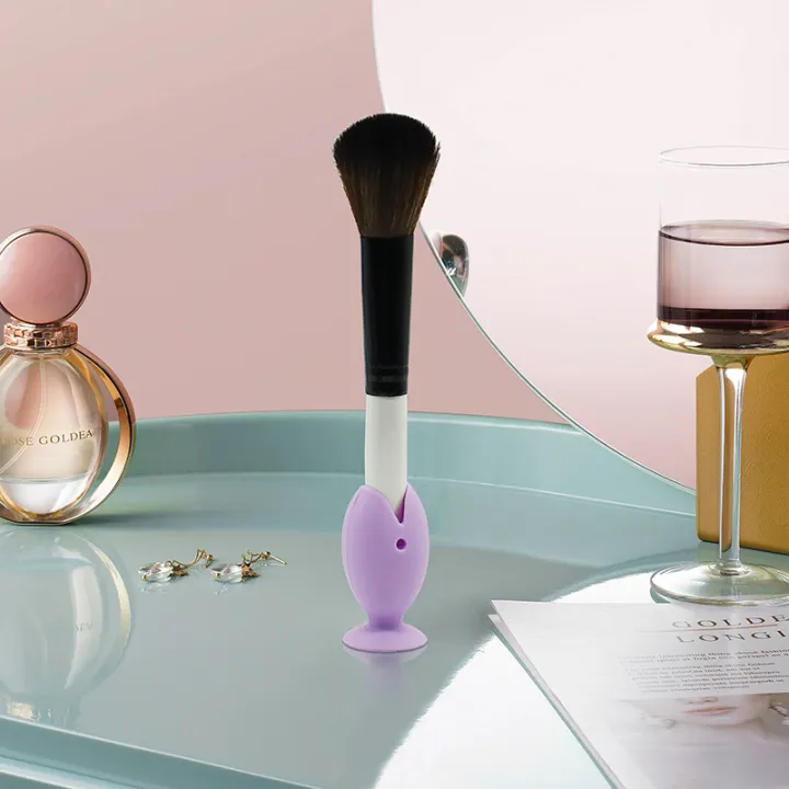 Picture of 3 pcs Tooth Brush Cover Caps Stand Cute Standing Portable Travel Toothbrush Head Cover Cute Fish Shape Silicone Suction Cup Toothbrush-The Asia Express - Multicolor