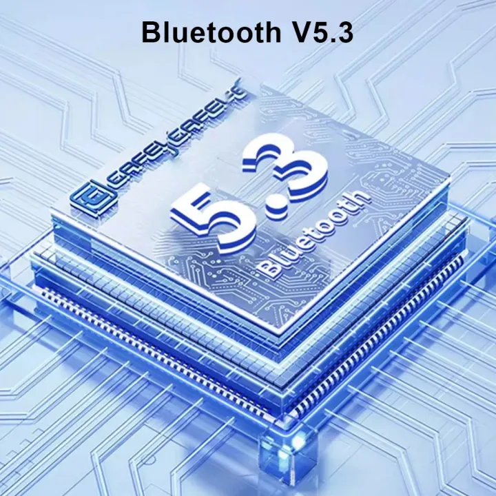 Picture of Wireless earphone Bluetooth earbuds Transparent Digital Display TWS Mecha Style Sports Headphones-The Asia Express - Multicolor