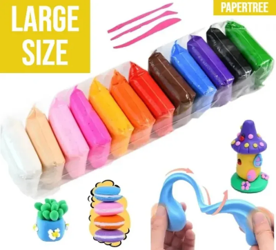 Picture of 12 Colors Soft Super Light Clay Modeling Air Dry Clay For DIY Handmade Toys-The Asia Express - Multicolor