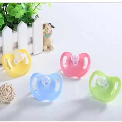 Picture of Baby Silicon Pacifier Butterfly Shape Hygenic Cap With Silicone Pacifier Animal Pattern- The Asia Express - Multicolor
