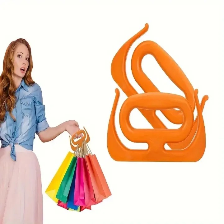Picture of 2 Pcs Portable Bag Grip Grocery Bag Carrier Shopping Bag Carrier Grocery Bag Holder Multipurpose Clips Handle Carrier_The Asia Express - Multicolor