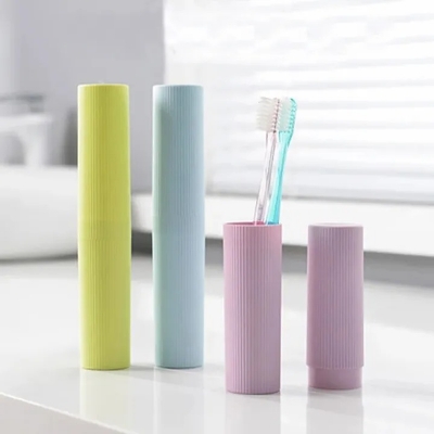 Picture of Travel Portable Toothbrush Cup Bathroom Toothpaste Holder Storage Case Organizer Toiletries Storage Cup Creative Economic Box-The Asia Express - Multicolor