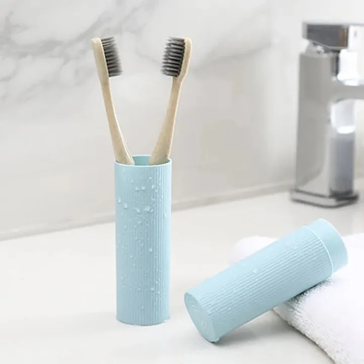 Picture of Travel Portable Toothbrush Cup Bathroom Toothpaste Holder Storage Case Organizer Toiletries Storage Cup Creative Economic Box-The Asia Express - Multicolor