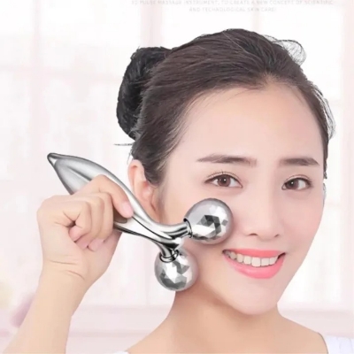 Picture of Y Shaped 3D Body Massage Roller-The Asia Express - Silver