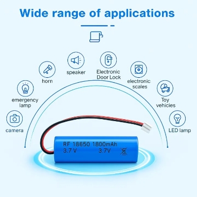 Picture of 1800mAh Rechargeable Lithium-Ion Battery Pack with PH2.0mm Plug – High Capacity for DIY Electronics, Toys, Bluetooth Speakers, and More-- The Asia Express.
