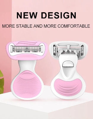 Picture of GlowSkin Women’s Triple-Blade Shaving Razor with Protective Travel Case & Extra Replacement Blade – Smooth, Safe & Painless Hair Removal Razor for Face, Arms & Body - The Asia Express - Multicolor