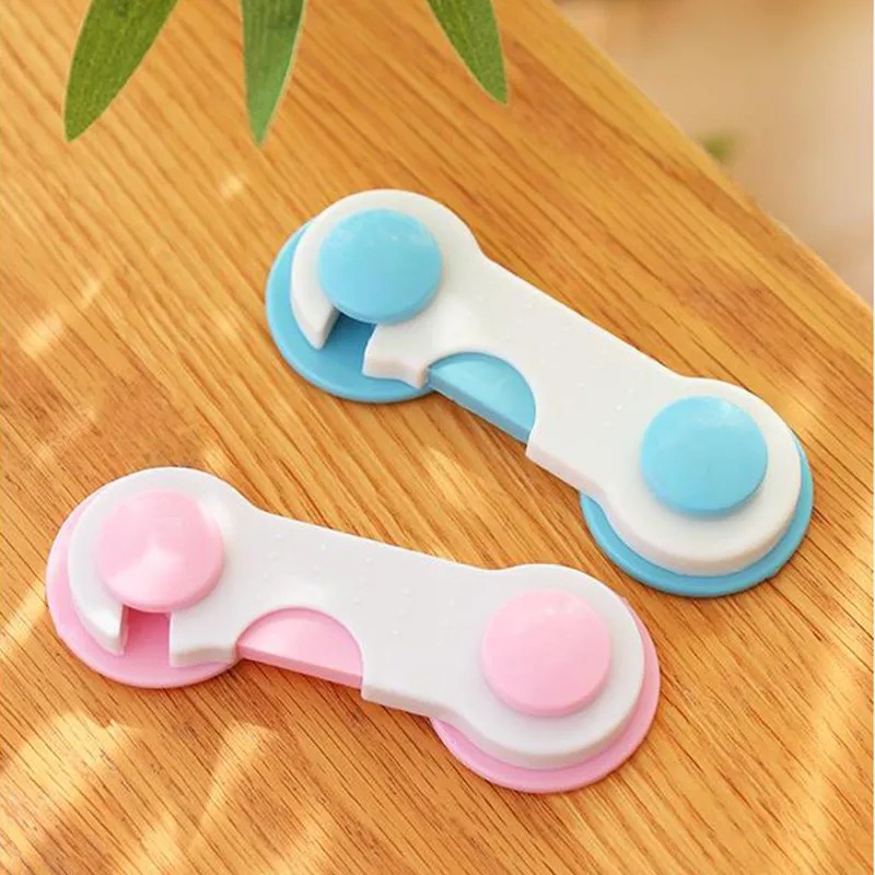 Picture of Creative Baby Kids Safety Lock Box Drawer Cupboard Cabinet Wardrobe Door Fridge Safety Lock Prevent Children From Opening Drawers Toddler Safety Protector- The Asia Express - Multicolor