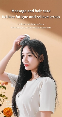 Picture of Portable Cordless Head Scratcher Stress Relax Hair Growth Electric Head Massager with 4 Claws for Deep Massage- The Asia Express - Multicolor