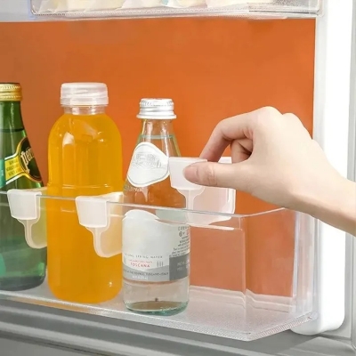 Picture of 12pcs Practical Refrigerator Storage Divider for Kitchen Organization Perfect for Arranging Eggs Bottles kitchen accessories dish rack- The Asia Express