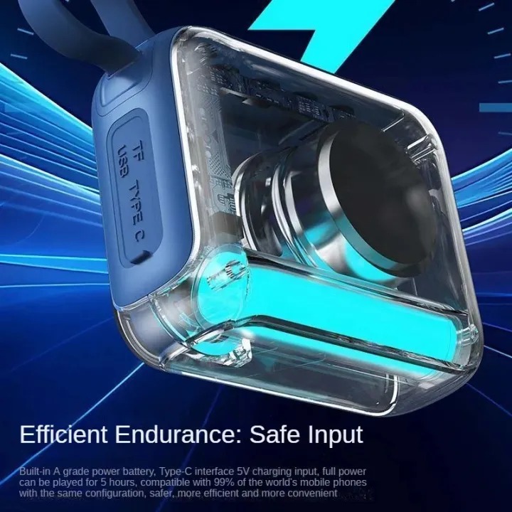 Picture of Outdoor sound box portable speaker bass square dance household desk card-inserting- The Asia Express
