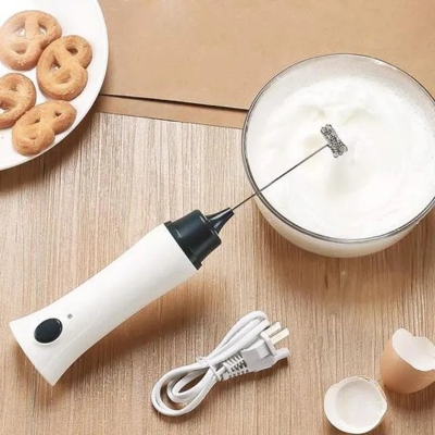 Picture of Electric Milk Foamer Blender Wireless Coffee Whisk Mixer Handheld Egg Beater Cappuccino Frother Mixer USB Portable Kitchen Tools- The Asia Express