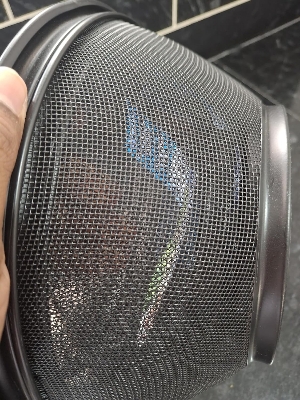 Picture of Premium Mesh Strainer Colander – Heavy-Duty Metal Kitchen Strainers with Super Fine Mesh for Washing, Draining & Rinsing Vegetables, Fruits, Pasta & Cooking Ingredients – Durable Black Stainless Steel Kitchen Tools- The Asia Express