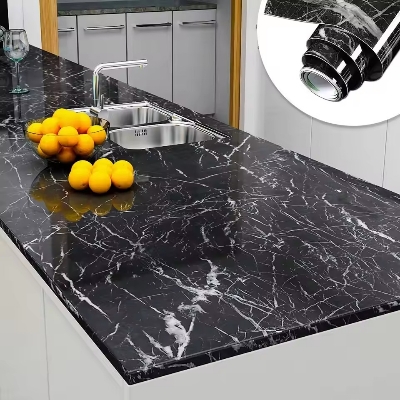 Picture of YENHOME Premium Marble Self-Adhesive Contact Paper – Waterproof, Oil-Proof & Moisture-Resistant Glossy Marble Wallpaper for Kitchen Countertop, Cabinet, Table, Stove Area & Furniture Renovation - The Asia Express - Multicolor