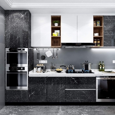 Picture of YENHOME Premium Marble Self-Adhesive Contact Paper – Waterproof, Oil-Proof & Moisture-Resistant Glossy Marble Wallpaper for Kitchen Countertop, Cabinet, Table, Stove Area & Furniture Renovation - The Asia Express - Multicolor